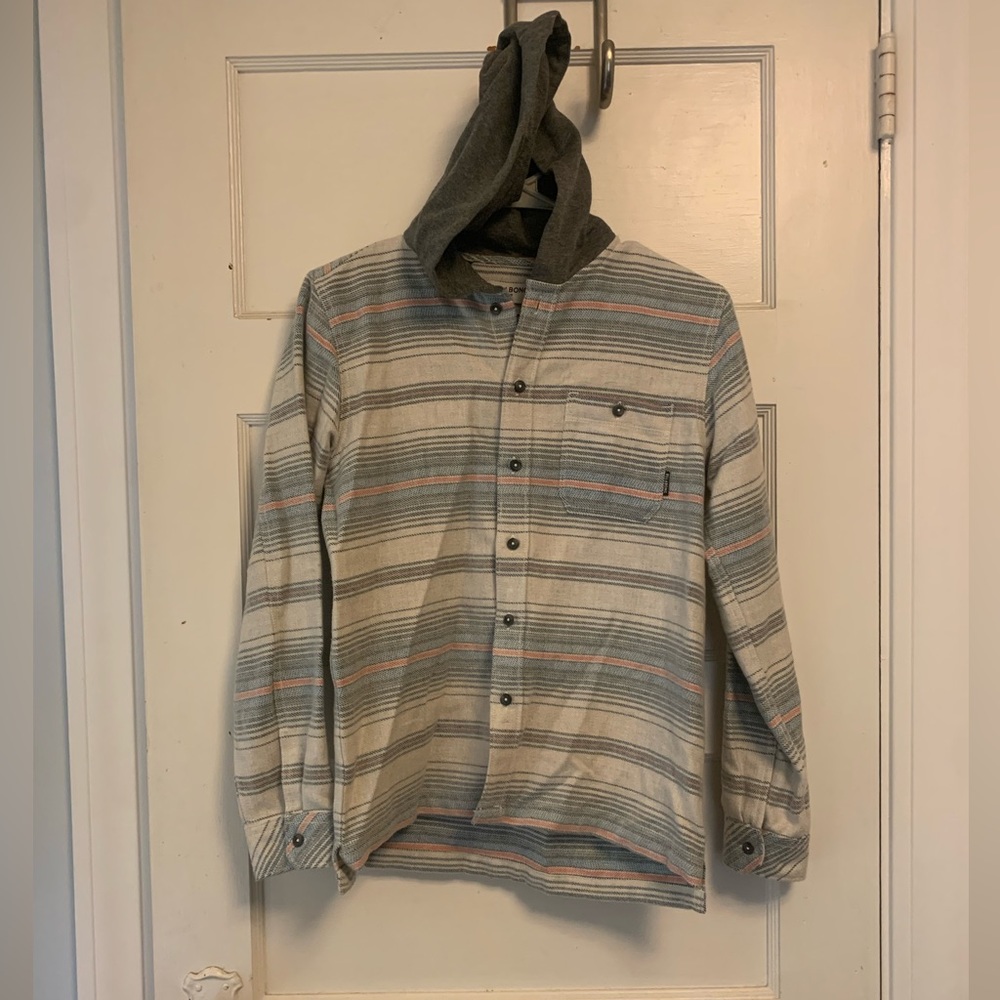 Boys billabong hooded Button down